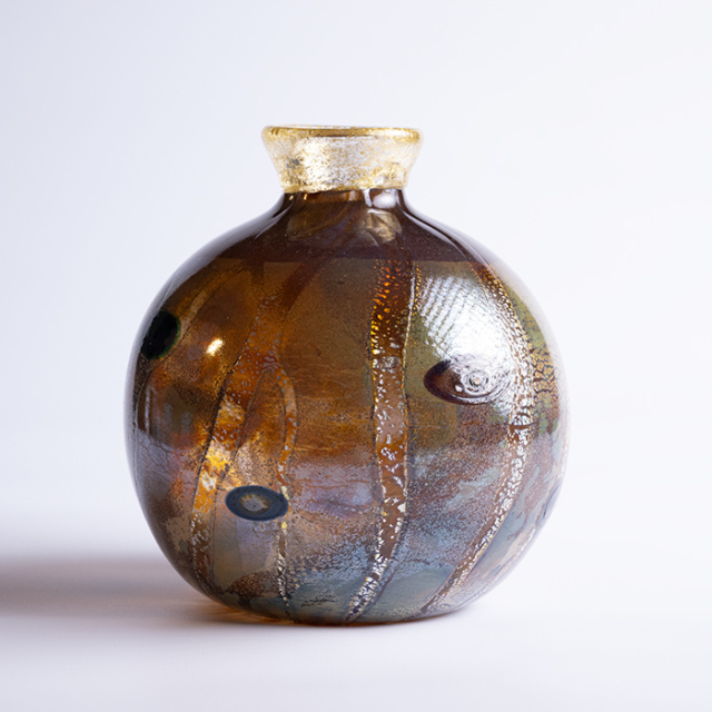 壺創作品 ガラス | 凛彩壺（KOK-063） 作家「岸本耕平」