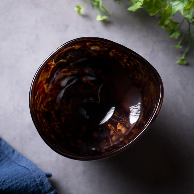 ガラス抹茶茶碗 | 凛彩茶碗（KOK-139） 作家「岸本耕平」