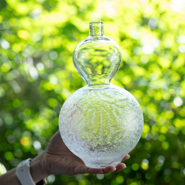 ガラス花器 | 花器「瓢箪」（KOK-147） 作家「岸本耕平」