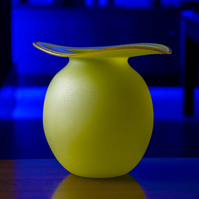 ガラス　花器　作家