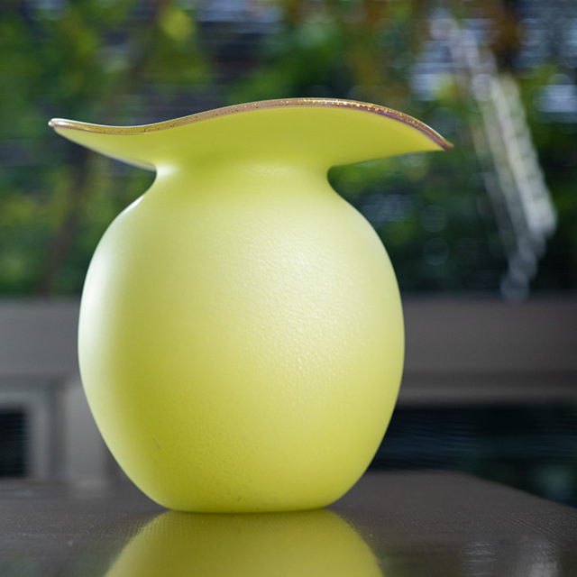 ガラス　花器　作家
