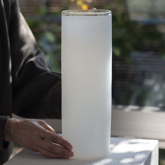 ガラス　花器　作家