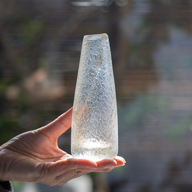 ガラス　花器　作家
