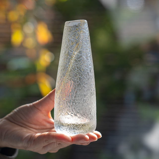 ガラス　花器　作家