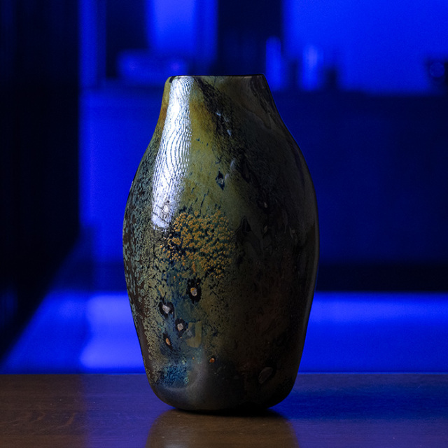 ガラス | 凛彩花器（KOK-350） 作家「岸本耕平」