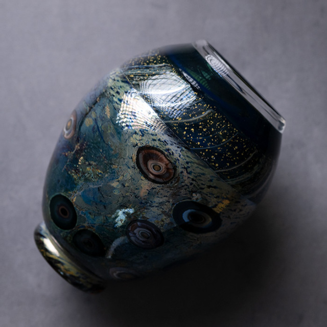 ガラス　花器　鉢