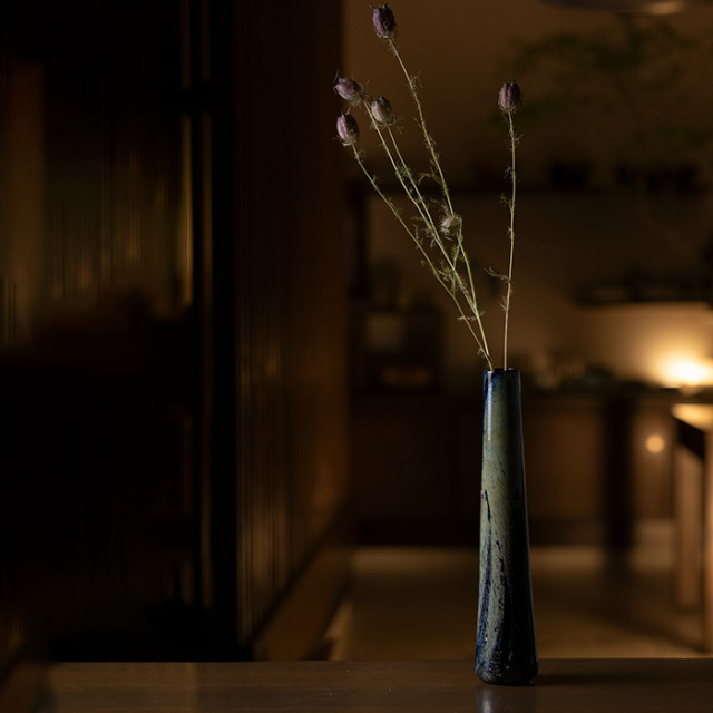 ガラス　花器　鉢