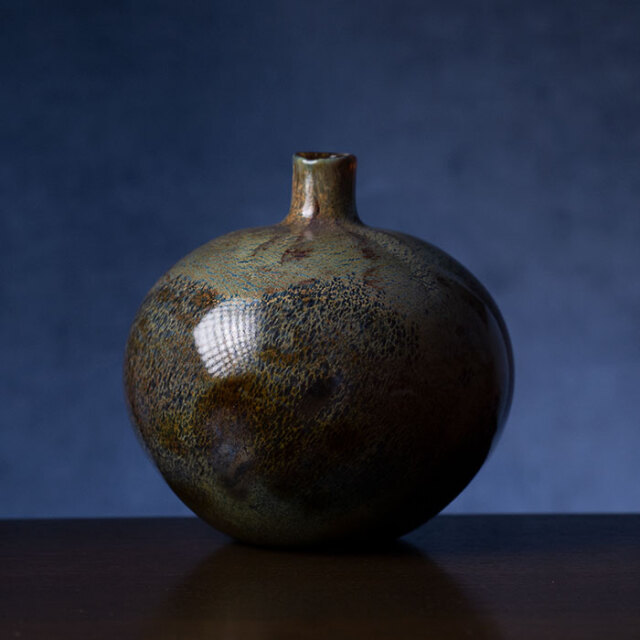 ガラス　作家　花器