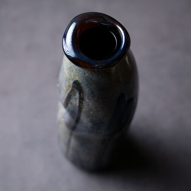 ガラス　作家　花器