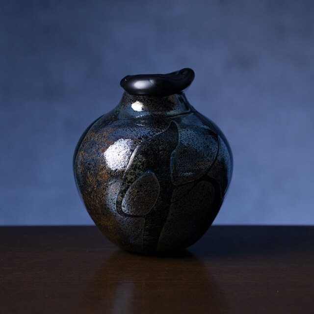 ガラス　作家　花器