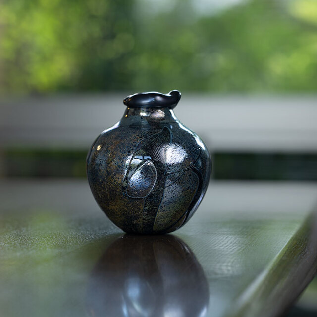 ガラス　作家　花器