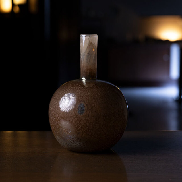 ガラス　作家　花器