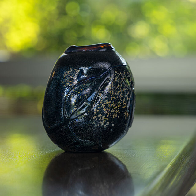 ガラス　作家　花器