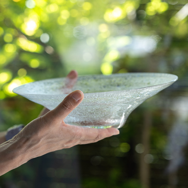 ガラス　鉢　ボウル