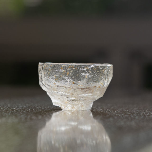 ガラスぐい呑 | 金彩ぐい呑（KOK-421） 作家「岸本耕平」