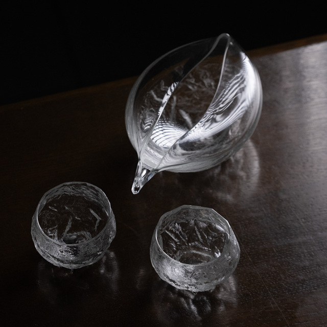 ガラス 酒器 岸本耕平