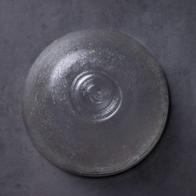 ガラス　抹茶碗　　作家