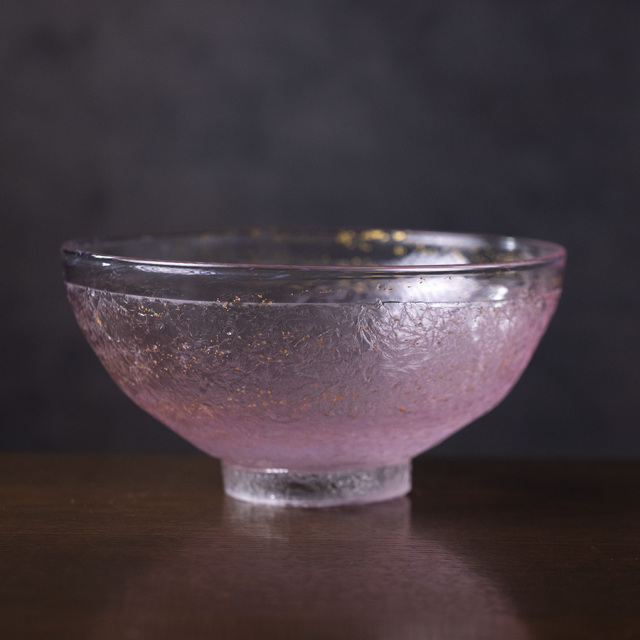 ガラス　抹茶碗　　作家