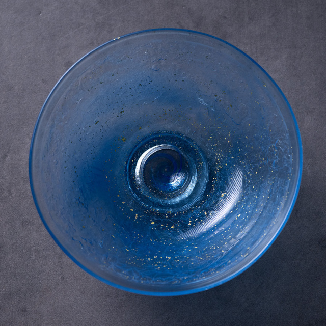 ガラス　抹茶碗　　作家