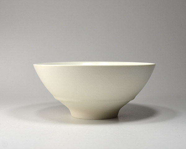 和食器　白磁ボウル（大）　作家「竹内紘三」