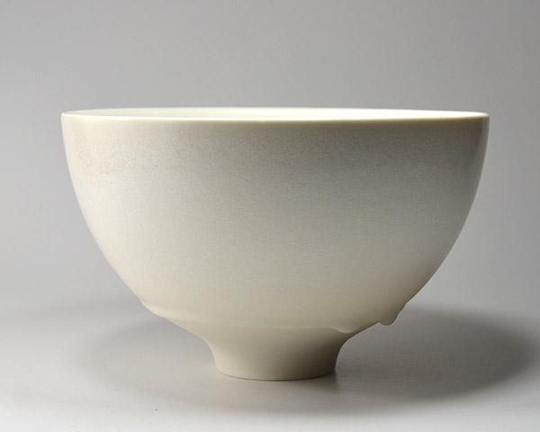 和食器　白磁ボウル　作家「竹内紘三」