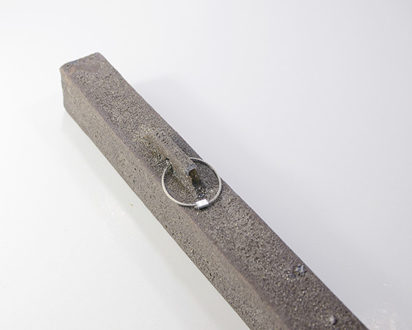 花器 黒土掛け花入 作家 竹内紘三