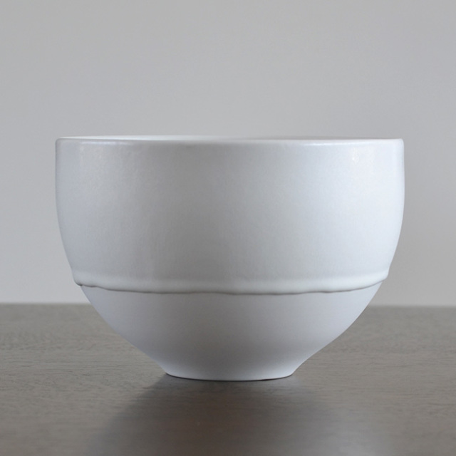 白磁 Flower Bowl (L)  作家「竹内紘三」