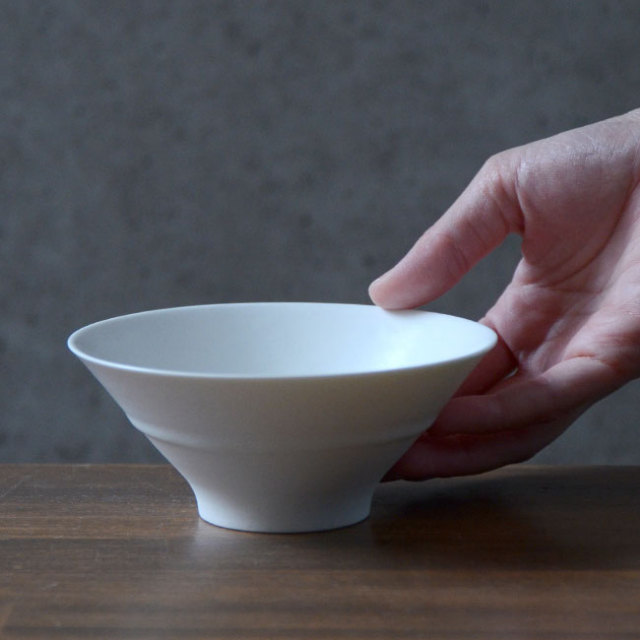 白磁飯碗 ver.2　作家「竹内紘三」