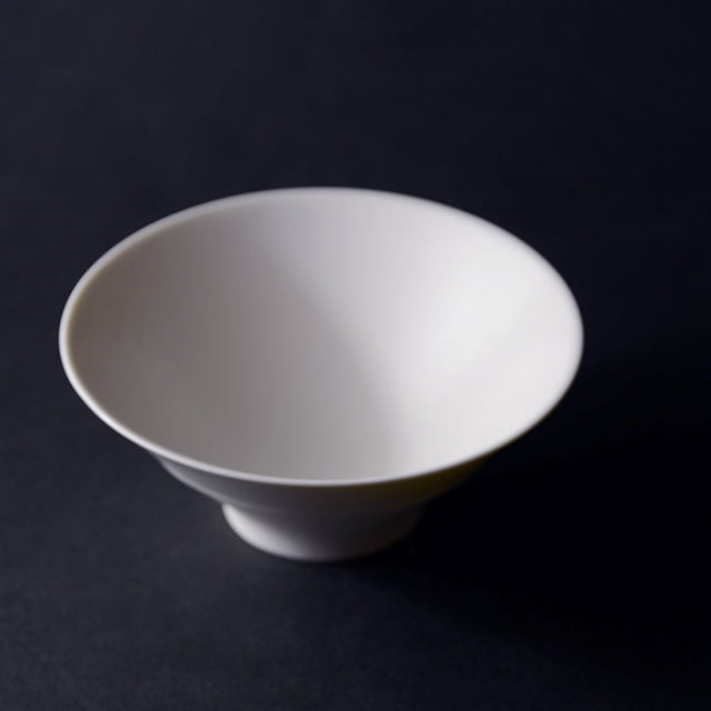 白磁飯碗 ver.2　作家「竹内紘三」