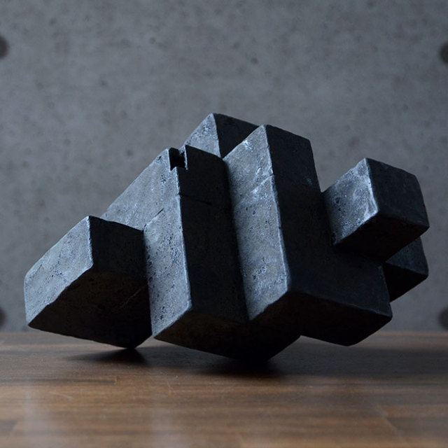 黒土花器 No.1　作家「竹内紘三」