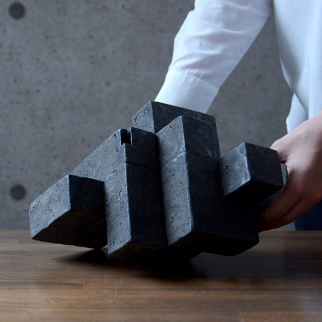 黒土花器 No.1　作家「竹内紘三」