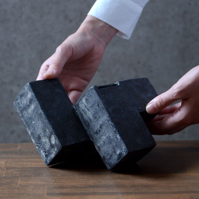 黒土花器 No.3　作家「竹内紘三」