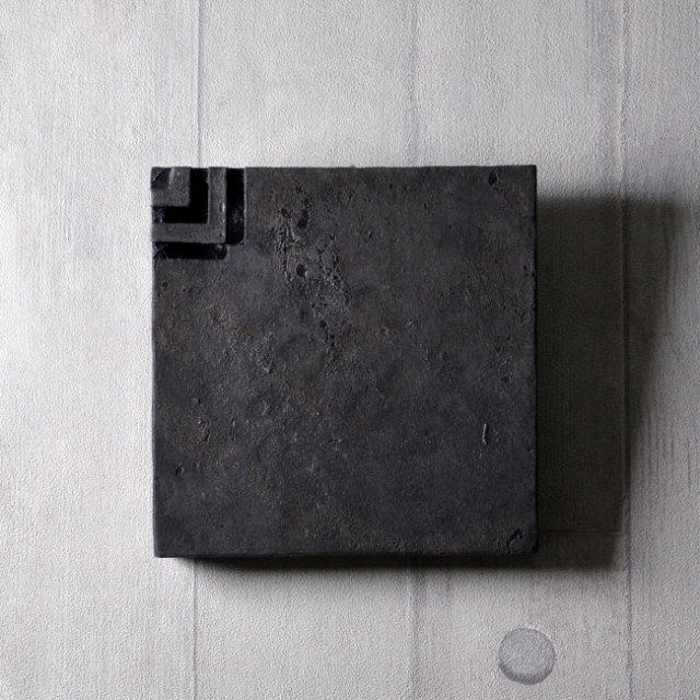 黒土掛花入 No.1　作家「竹内紘三」