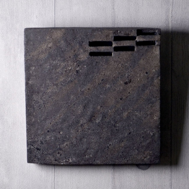 黒土掛花入 No.2　作家「竹内紘三」