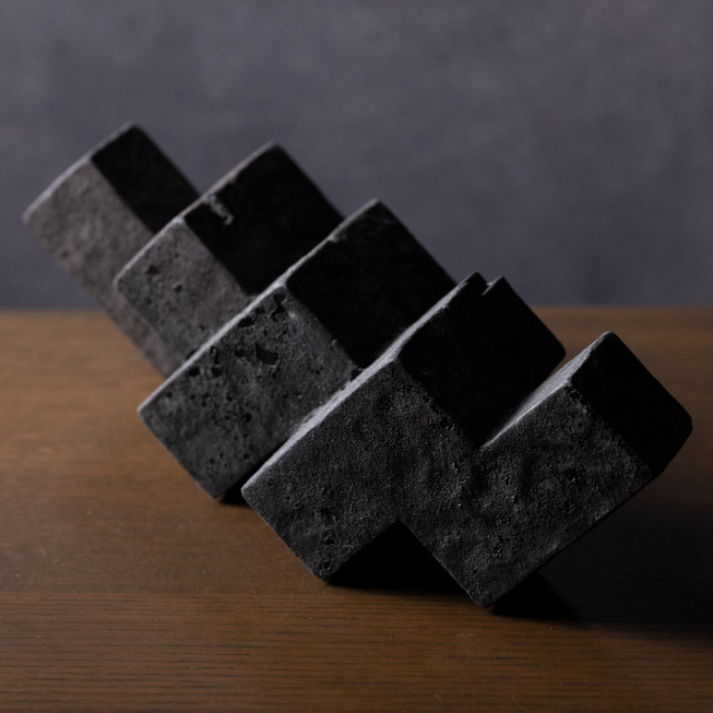 黒土花器 (KT-272) 作家「竹内紘三」