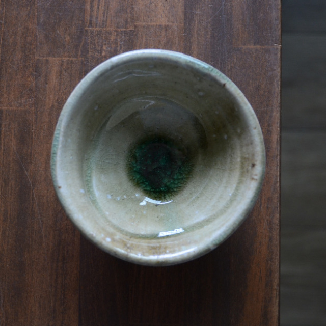 伊賀灰釉ご飯茶碗 作家「新学」