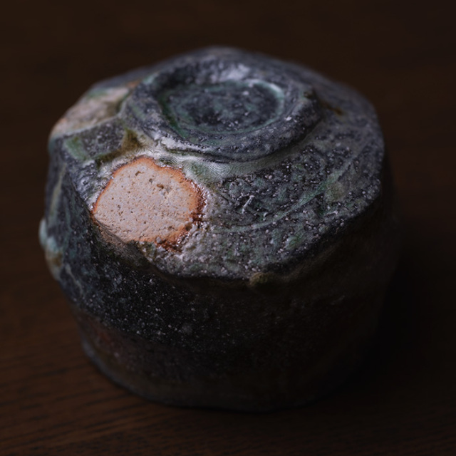 共箱付】送料無料 ｜抹茶碗 伊賀鎬茶碗（MA-282) 作家「新学」