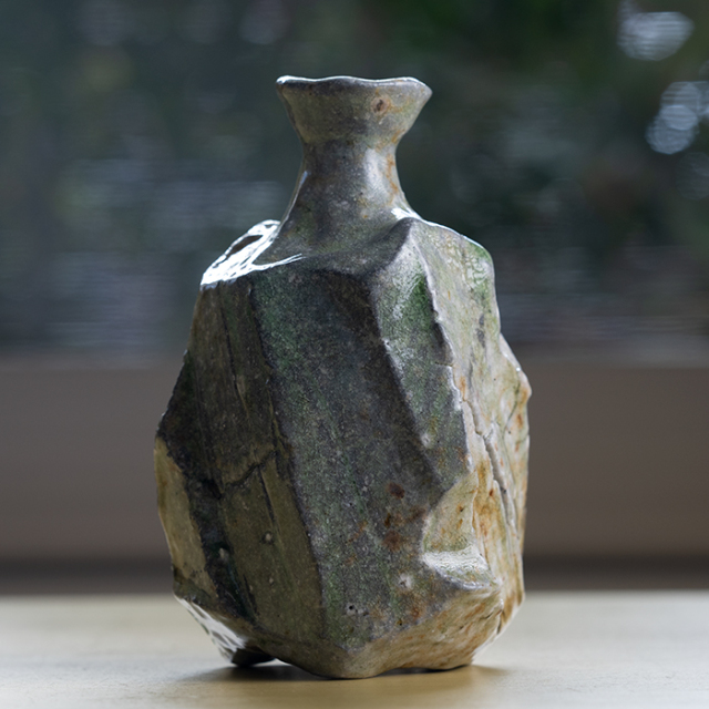 共箱付】伊賀鎬徳利（MA-350) 作家「新学」