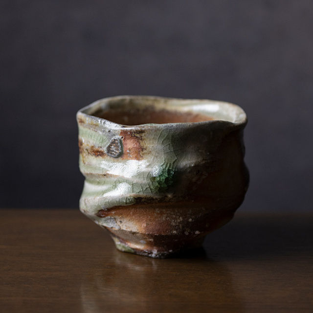 伊賀焼　湯呑　新学