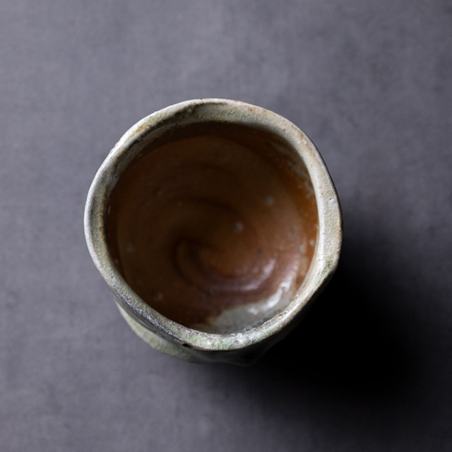 伊賀焼　湯呑　新学