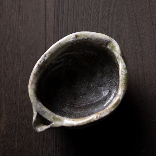 共箱付】伊賀片口酒器（MA-363) 作家「新学」