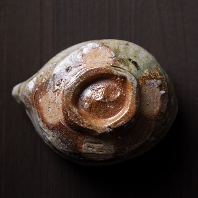 共箱付】伊賀片口酒器（MA-363) 作家「新学」