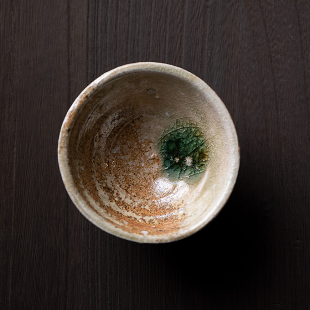 共箱付】伊賀盃（MA-365) 作家「新学」