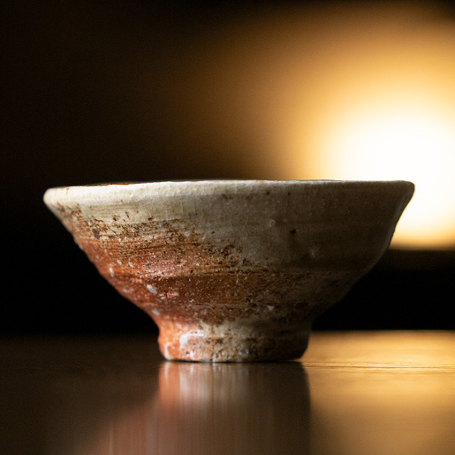 共箱付】伊賀盃（MA-365) 作家「新学」
