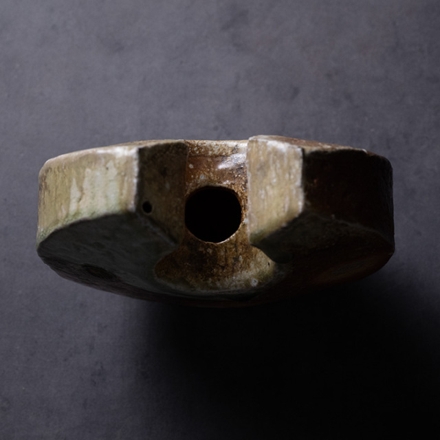 共箱付 | 伊賀まどか花器「中」（MA-375) 作家「新学」