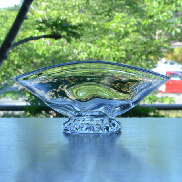 ガラス 楕円向付 作家「原光弘」