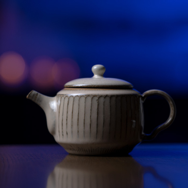 茶器 | 茶壷線彫急須（MN-002） 作家「中尾心啓」