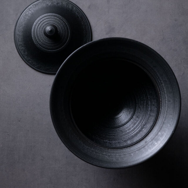 インテリア | 黒鳴壷 (MOT-001) 作家「田中元将」