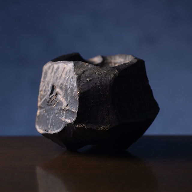 花器 | 黒鳴植木鉢　(MOT-005)　作家「田中元将」