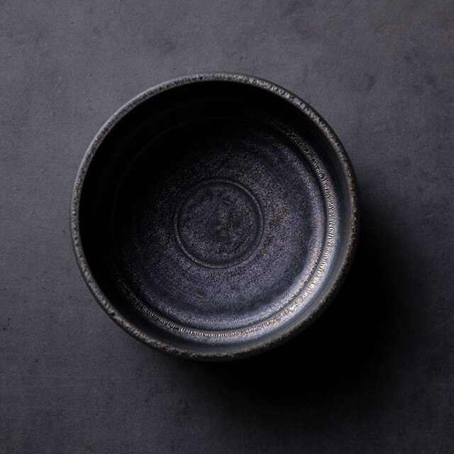 小鉢　黒茶色　一点もの　陶器 小鉢 | 黒鳴丸鉢 (MOT-010) 作家「田中元将」